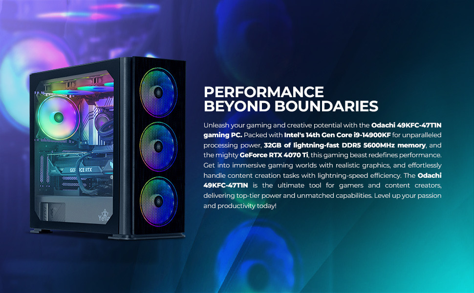 Yeyian Odachi OD49KFC-47T1N Gaming Desktop 